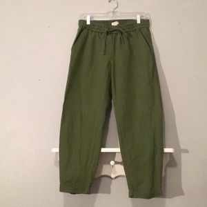 J.Crew forest green joggers